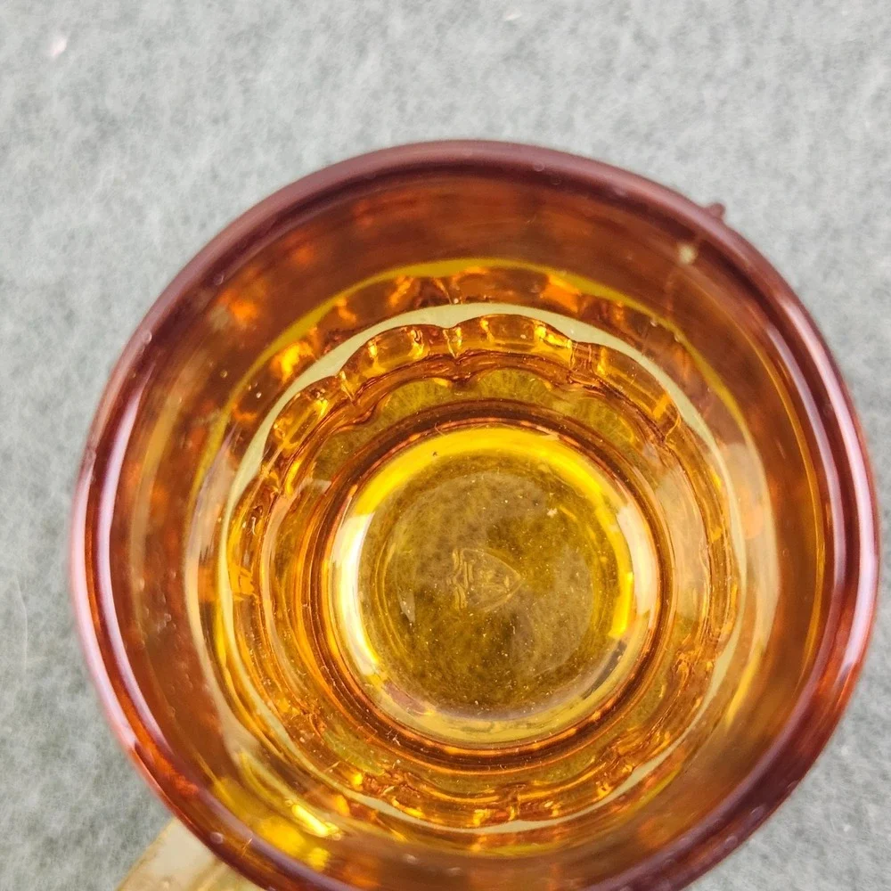 Federal Glass Shot Glass Lot Mini Beer Mug Toothpick Holders 1 oz Set of‎ 3
